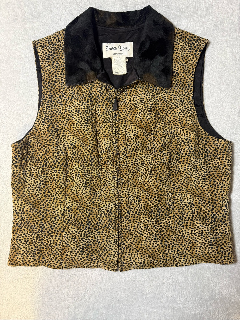 Sharon Young Black Sportswear Label -‎ White Tag